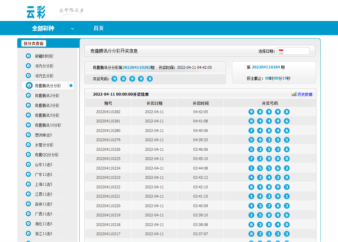 云彩开奖网系统源码,包含多个彩-三爸源码-1