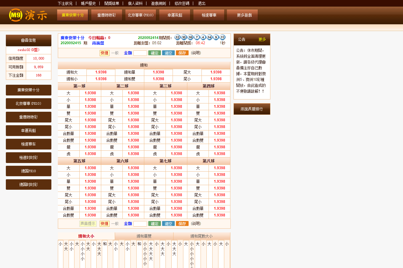 新版BW信用盘口源码-已修复所有采集-三爸源码-1