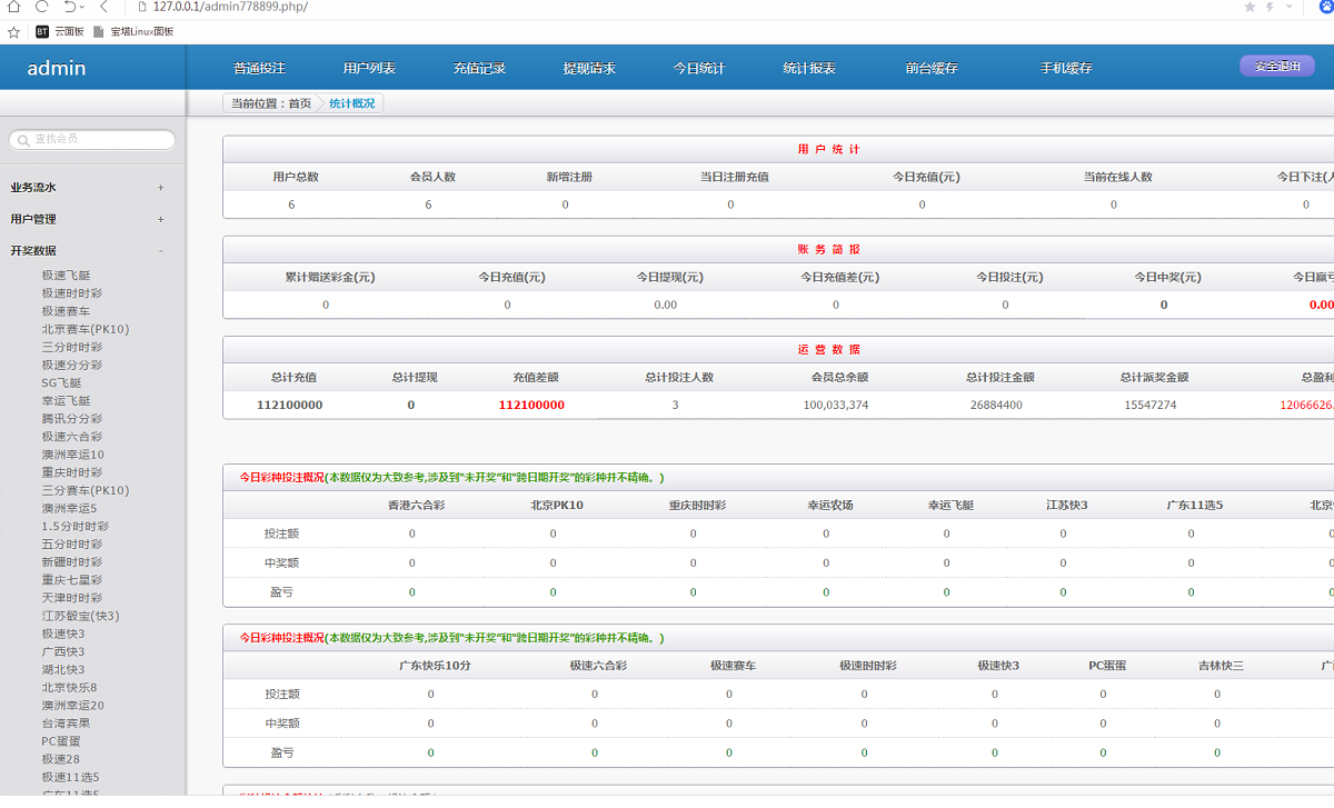 乐赢YL菠菜ssc程序cp源码修复整站源码+WAP手机端+修复采集+完整后台-三爸源码-3